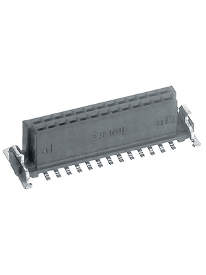 Erni - 154805 - Vertical socket H 6.25 mm 12P Female 12, 154805, Erni