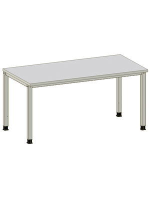 Elabo - L1-00 Z01 - Lab table 1600 x 800 mm light grey, L1-00 Z01, Elabo