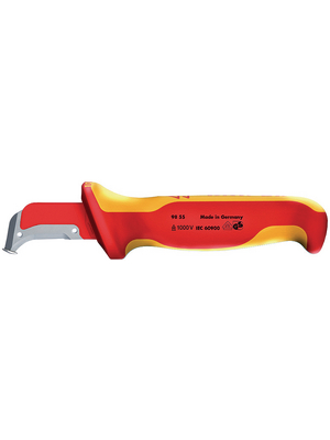 Knipex - 98 55 - Cable sleeve knife VDE, 98 55, Knipex