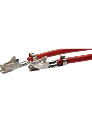 Stig Wahlstroem Elektronik - K120121018 - Pre-crimped cable DF11 red 100 mm, K120121018, Stig Wahlstr?m Elektronik