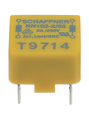 Schaffner - RN102-0,3/02 - Inductor, radial 12 mH  (2x) 0.3 A  (2x), RN102-0,3/02, Schaffner