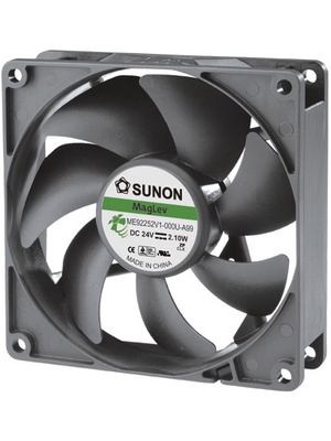 Sunon - ME92252V1-000U-A99 - Axial fan DC 92 x 92 x 25 mm 51.5 m3/h 24 VDC 2.1 W, ME92252V1-000U-A99, Sunon