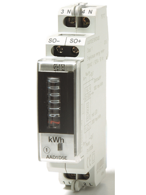 Saia Burgess Controls - AAD1D5F10KR2A00 - Energy counter Single phase 184...264 VAC 230 VAC 5 A, AAD1D5F10KR2A00, Saia Burgess Controls