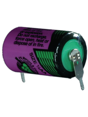 Tadiran Batteries - SL-350/PR - Lithium battery 3.6 V 1200 mAh, 1/2AA, SL-350/PR, Tadiran Batteries