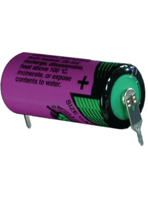 Tadiran Batteries - SL-361/PR - Lithium battery 3.6 V 1600 mAh, 2/3AA, SL-361/PR, Tadiran Batteries