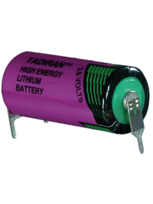 Tadiran Batteries - SL-361/PT - Lithium battery 3.6 V 1600 mAh, 2/3AA, SL-361/PT, Tadiran Batteries