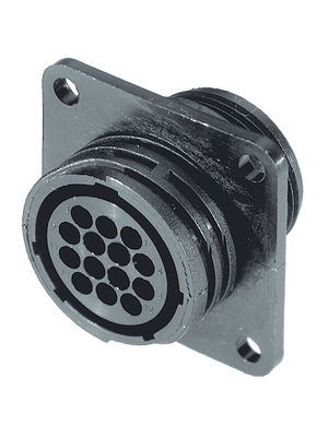 TE Connectivity - 182641-1 - Female receptacle series CPC 14-pin CPC1 Poles=14, accepts female contacts / Square Flange, 182641-1, TE Connectivity