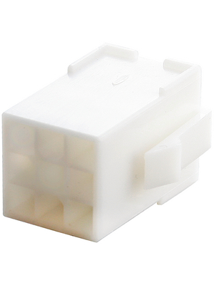 TE Connectivity - 172162-1 - Socket housing Pitch4.14 mm Poles 3 x 4 Multi row / accepts male or female contacts / straight / for panel mount MATE-N-LOK Mini Universal, 172162-1, TE Connectivity