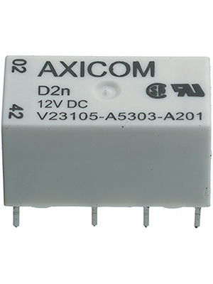 TE Connectivity - 1-1393793-3 - Signal relay 12 VDC 280 Ohm 515 mW THD, 1-1393793-3, TE Connectivity