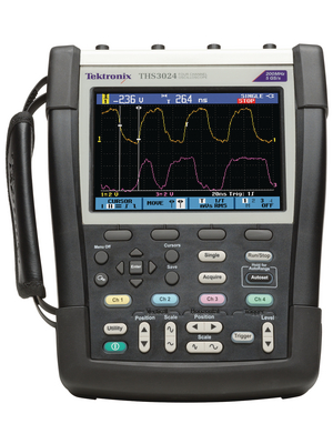 Tektronix - THS3024-TK - Handheld Oscilloscope Tektronix THS3000 4x200 MHz 5 GS/s, THS3024-TK, Tektronix