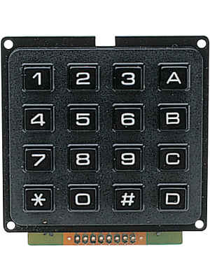 Accord - AK-1604 164-1-2 - 16 Button Keypad, AK-1604 164-1-2, Accord