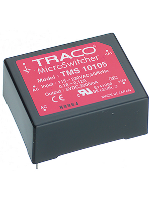 Traco Power - TMS 06105 - Switching power supply 6 W 1 output, TMS 06105, Traco Power