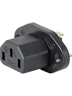 Schurter - 6182.0001 - Flush-type device plug C14 Screw mounting, 6182.0001, Schurter