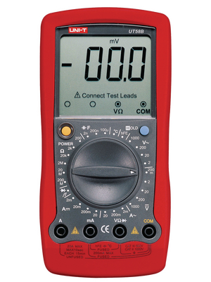 UNI-T - UT58B +CAL - Multimeter digital RMS 1999 digits 750 VAC 1000 VDC 20 ADC, UT58B +CAL, UNI-T