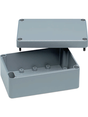Fibox - ALN 122208 complete - Universal housing silver-grey (RAL 7001) Aluminium N/A, ALN 122208 complete, Fibox