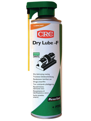 CRC - DRY LUBE-F 500ML - Dry lubricant Spray 500 ml, DRY LUBE-F 500ML, CRC