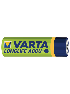 VARTA - LONGLIFE ACCU SOLAR AA - NiMH rechargeable battery HR6/AA 1.2 V PU=Pack of 2 pieces, LONGLIFE ACCU SOLAR AA, VARTA