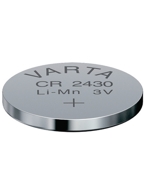 Varta Microbattery - CR 2430 TRAY - Button cell battery Lithium 3 V PU=Pack of 25 pieces, CR 2430 TRAY, Varta Microbattery