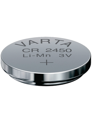 Varta Microbattery - CR 2450 TRAY - Button cell battery Lithium 3 V PU=Pack of 25 pieces, CR 2450 TRAY, Varta Microbattery