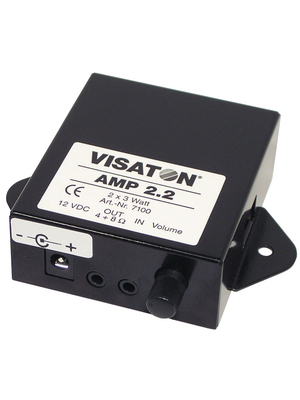 Visaton - AMP 2.2 - Stereo amplifier with level controls, AMP 2.2, Visaton
