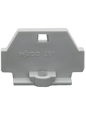 Wago - 261-361 - End cover;grey, 261-361, Wago