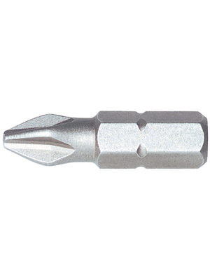 Wiha - 7011Z/0-25 PH - Bit for Phillips cross-head screws 25 mm 0, 7011Z/0-25 PH, Wiha