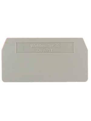 Weidmller - ZAP/TW2DB - Partition plate N/A 30.5 x 2 x 66 mm beige Z Series, 1608770000, ZAP/TW2DB, Weidmller