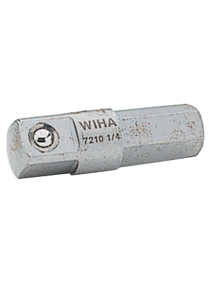 Wiha - 7210 1/4X 1/4 - Tool shank DIN 3126, ISO 1173, Form C 6.3-1/4", 7210 1/4X 1/4, Wiha