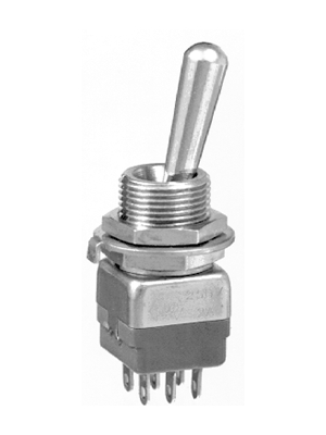 Apem - 12146A - Industrial toggle switch on-on 2P, 12146A, Apem