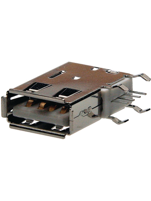 Wrth Elektronik - 614004134726 - Socket, angled USB A 4P, 614004134726, Wrth Elektronik