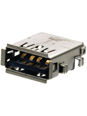 Wrth Elektronik - 692121130100 - Socket, horizontal USB 3.0 A 9P THD, 692121130100, Wrth Elektronik