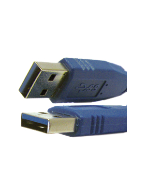 Wrth Elektronik - 692901100001 - USB 3.0 cable assembly A plug-A plug 1.00 m, 692901100001, Wrth Elektronik