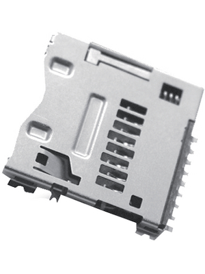 Yamaichi Electronics - PJS008-2003-0 - Memory Card Connector N/A Push / Push, PJS008-2003-0, Yamaichi Electronics