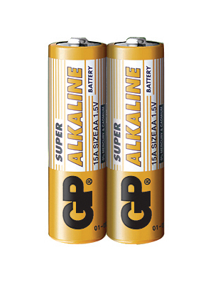 GP Batteries - GP 15A-S2 / LR6 / AA - Primary battery 1.5 V LR6/AA Pack of 2 pieces, GP 15A-S2 / LR6 / AA, GP Batteries