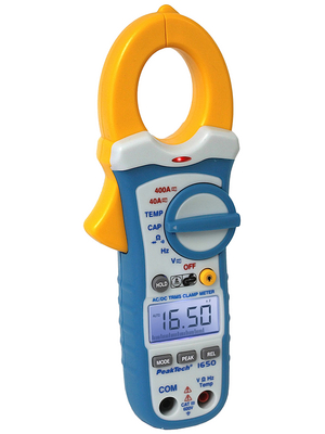 PeakTech - PeakTech 1650 - Current clamp meter, 400 AAC, 400 ADC, TRMS AC, PeakTech 1650, PeakTech