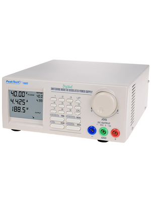 PeakTech - PeakTech 1885 - Laboratory Power Supply 1 Ch. 40 VDC 5 A, Programmable, PeakTech 1885, PeakTech