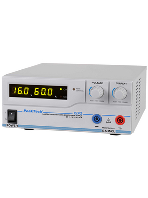PeakTech - PeakTech 1570 - Laboratory Power Supply 1 Ch. 16 VDC 60 A, Programmable, PeakTech 1570, PeakTech