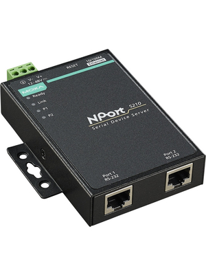 Moxa - NPORT 5210 - Serial Server 2x RS232, NPORT 5210, Moxa