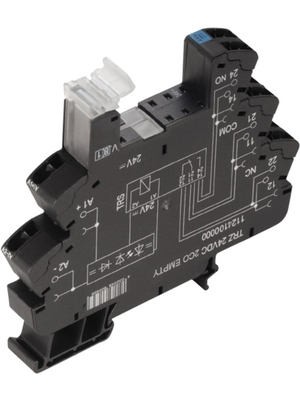 Weidmller - TRZ 120VAC RC 2CO EMPTY - Relay socket, TRZ 120VAC RC 2CO EMPTY, Weidmller