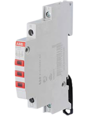 ABB - E219-3C - LED Indicator Light, red, DIN Rail, 230...415 VAC, E219-3C, ABB