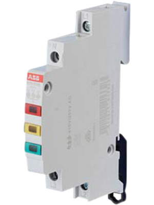 ABB - E219-3CDE - LED Indicator Light, red/green/yellow, DIN Rail, 230...415 VAC, E219-3CDE, ABB