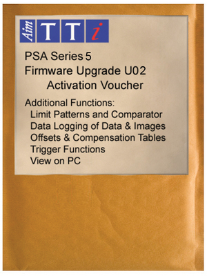 Aim-TTi - PSA-U02 - Firmware Upgrade U02, PSA-U02, Aim-TTi