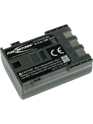 Ansmann - A-CAN NB 2 LH - Battery pack 7.4 V 720 mAh, A-CAN NB 2 LH, Ansmann