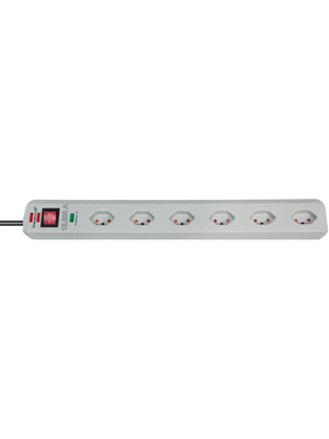 Brennenstuhl - 1159752 - Outlet strip, 1 Switch / Over Voltage Protection, 6xType 13, 1.5 m, Type 12, 1159752, Brennenstuhl