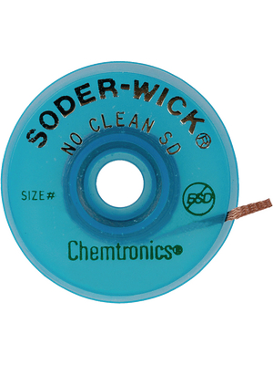 Chemtronics - SW16025 - Desoldering braids 1.5 mm PU=Pack of 10 pieces, SW16025, Chemtronics