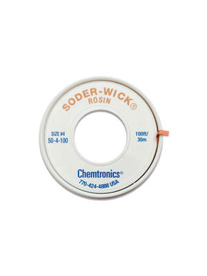 Chemtronics - SW50-4-100 - Desoldering braids 2.8 mm, SW50-4-100, Chemtronics