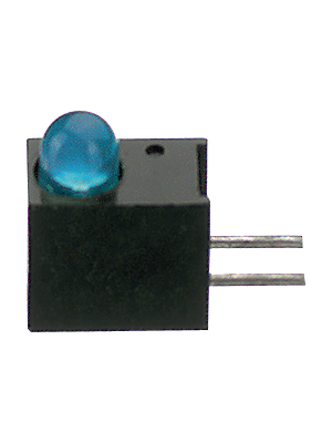 Dialight - 551-0807F - PCB LED 3 mm round blue standard, 551-0807F, Dialight