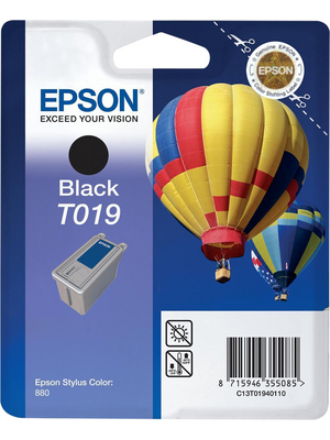 Epson - C13T01940110 - Ink T019 black, C13T01940110, Epson