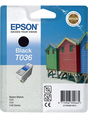 Epson - C13T03614010 - Ink T036 black, C13T03614010, Epson
