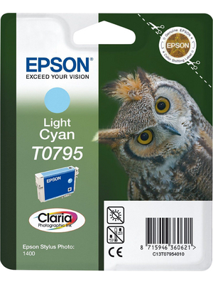 Epson - C13T07954010 - Ink T0795 light cyan, C13T07954010, Epson